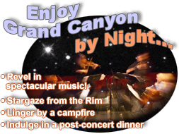 Enjoy Grand Canyon by Night...