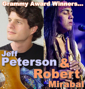 Jeff Peterson and Robert Mirabal